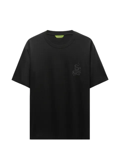 Shanghai Tang Dragon embroidered T-shirt Black B3MRI621AN
