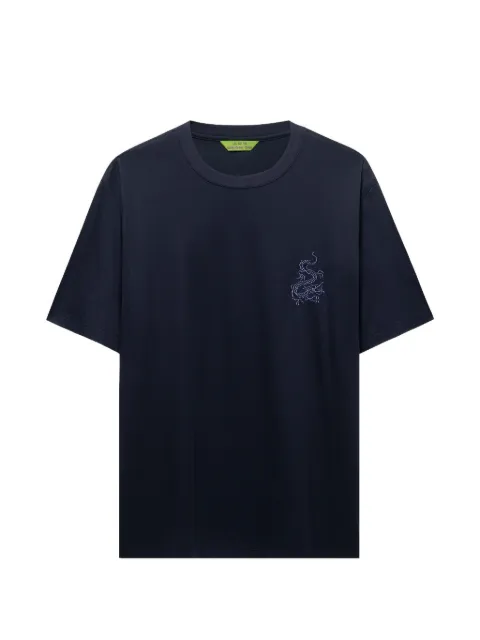 Shanghai Tang Dragon T-shirt Blue B3MRI621CW