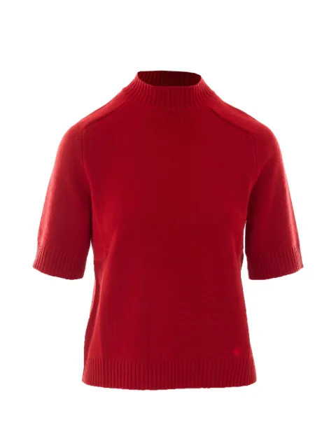 LouLou de Saison Ruth knitted top Red RUTHREDMELANGE