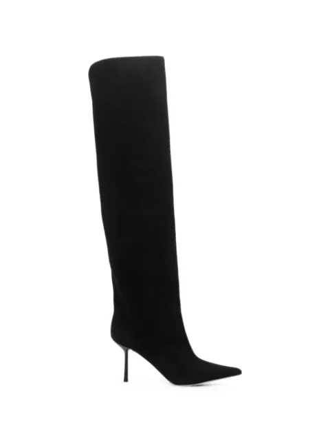 Le Silla Bella over-the-knee suede boots Black 4276C080BXPP001