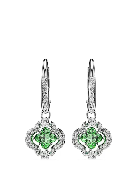 Swarovski Una Angelic clover-charm drop earrings Silver 5758001
