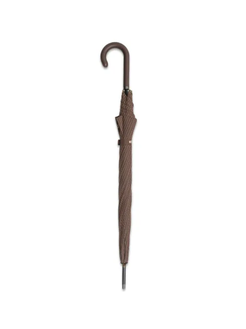Moschino pinstripe-print umbrella Brown 8509AUTO