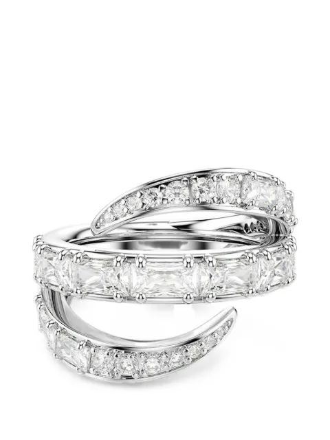 Swarovski crystal-embellished wrap rings Silver 5762205