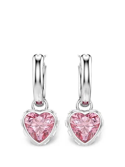 Swarovski Chroma heart-charm earrings Silver 5757814