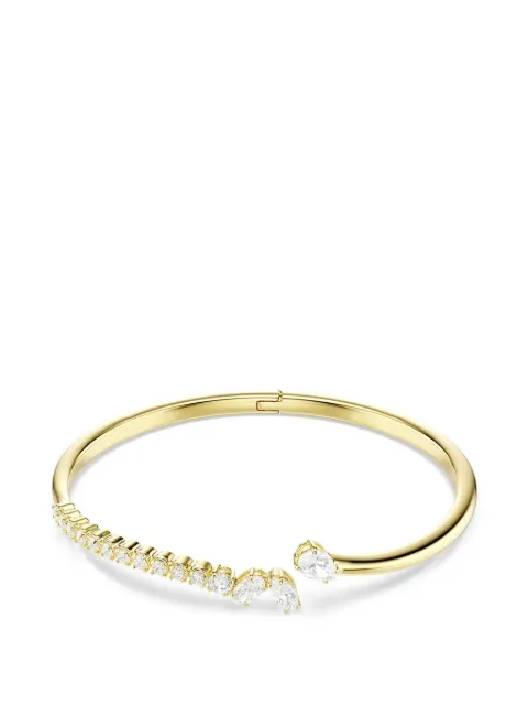 Swarovski crystal-embellished open-cuff bracelet Gold 5761639