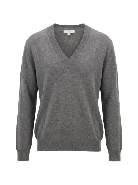 Malo V-neck cashmere sweater Grey DXB165F1C02