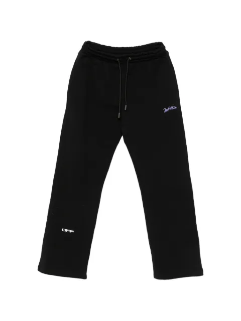 Off-White graphic-print track pants Black 44MCH05AF26F004001