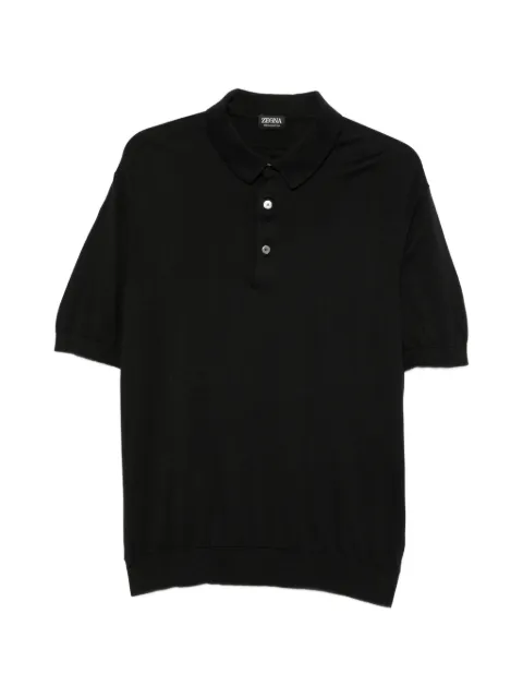 Zegna short-sleeve polo shirt Black UHC90A3C32