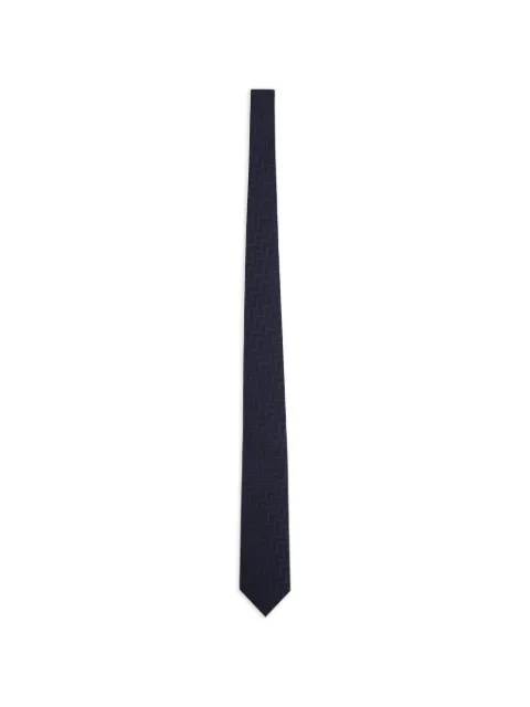 Giorgio Armani zigzag-patterned tie Blue GM000802TE22431FB065