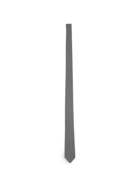 Lardini geometric-pattern tie Grey ACCRC6AC67139999GR
