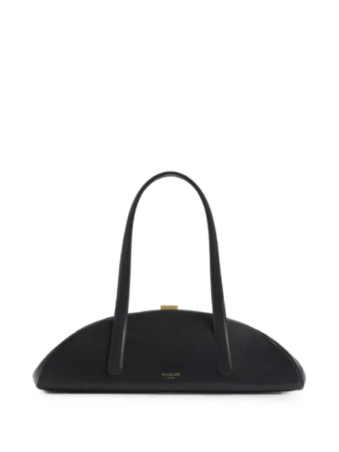 Mugler Lua leather shoulder bag Black 26F10SA00619049