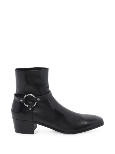 TOM FORD Clint buckle-detail biker boots Black J1629LGO073S