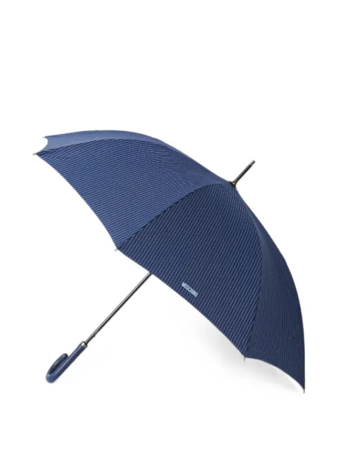 Moschino pinstripe-print umbrella Blue 8509AUTO
