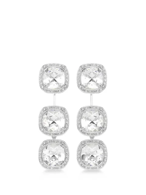 Swarovski Una Angelic crystal-embellished drop earrings Silver 5754342