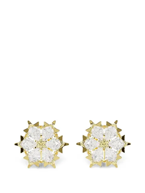 Swarovski snowflake-motif stud earrings Gold 5757816