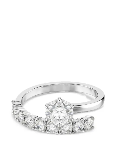 Swarovski crystal-embellished wrap ring Silver 5753574