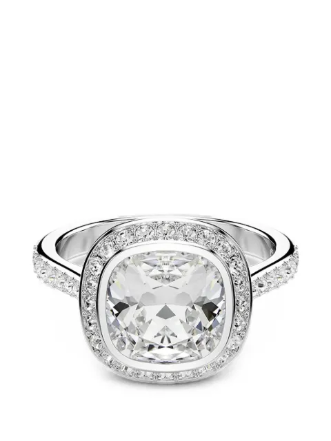 Swarovski Una Angelic halo crystal-embellished rings Silver 5758472
