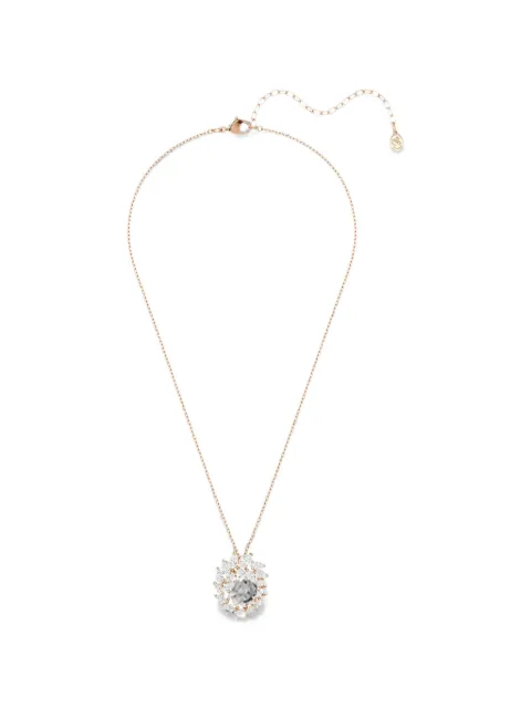 Swarovski wreath-pendant necklace Pink 5764188