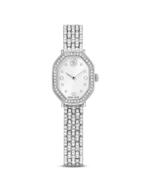 Swarovski Dextera crystal-embellished octagonal 32mm watch Silver 5749451