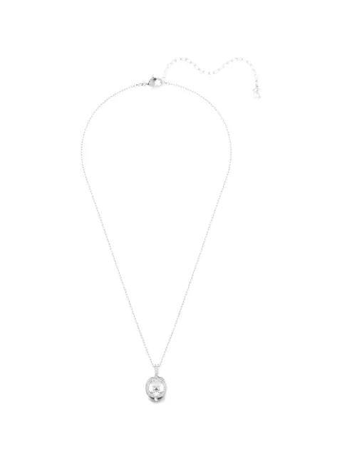 Swarovski crystal-pendant cable-link necklace Silver 5754340