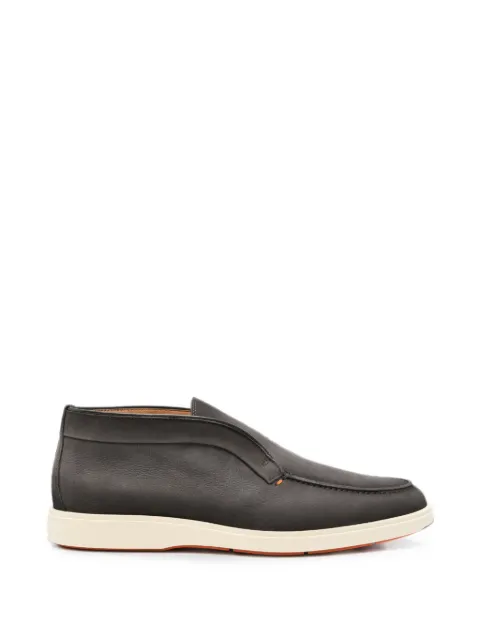 Santoni slip-on suede boots Grey MGDG17823TICGTME