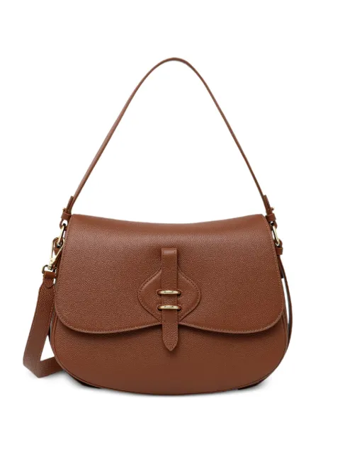 Coccinelle grainy leather shoulder bag Brown E1U7F120101