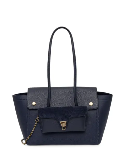 Coccinelle grained-leather tote bag Blue E1VGE110201