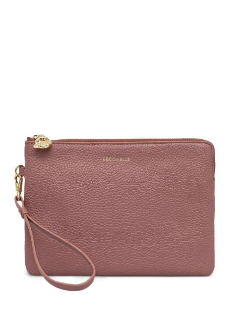 Coccinelle grained leather pouch bag Pink E5TBM190201
