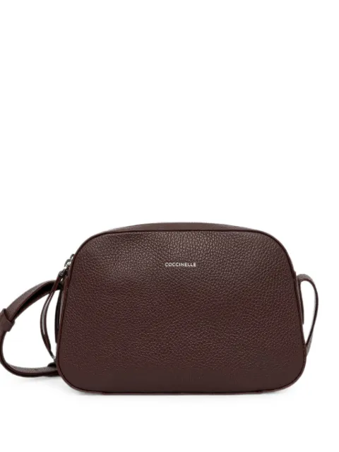 Coccinelle grainy-leather cross body bag Brown E1VGF150101