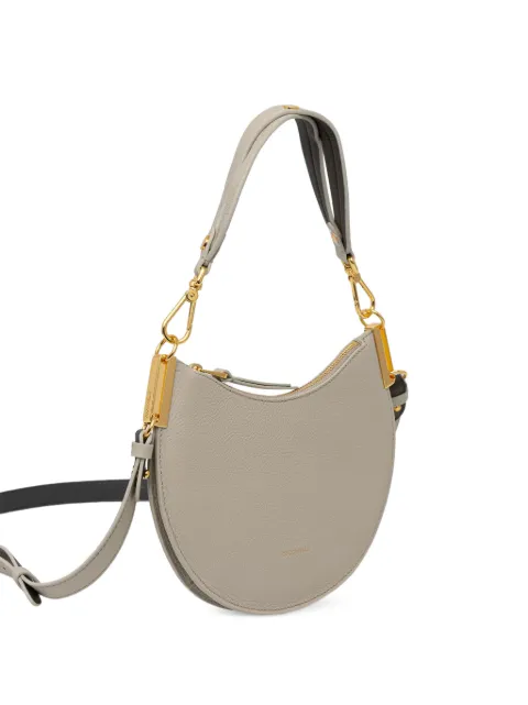 Coccinelle small Sunup pebbled leather shoulder bag Neutrals E1QKF130301
