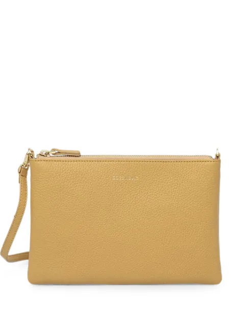 Coccinelle mini Best grained leather crossbody bag Yellow E5MMA55F501