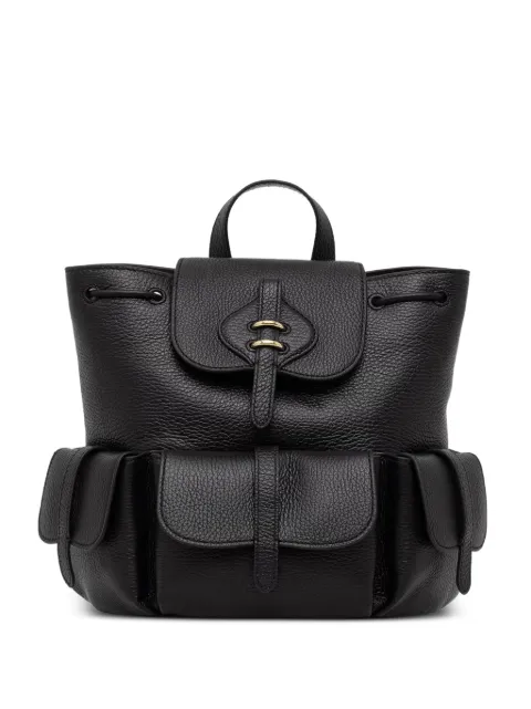 Coccinelle Mavery Pocket leather backpack Black E1VGK140101