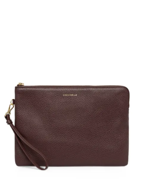 Coccinelle leather clutch bag Red E5TBM190101