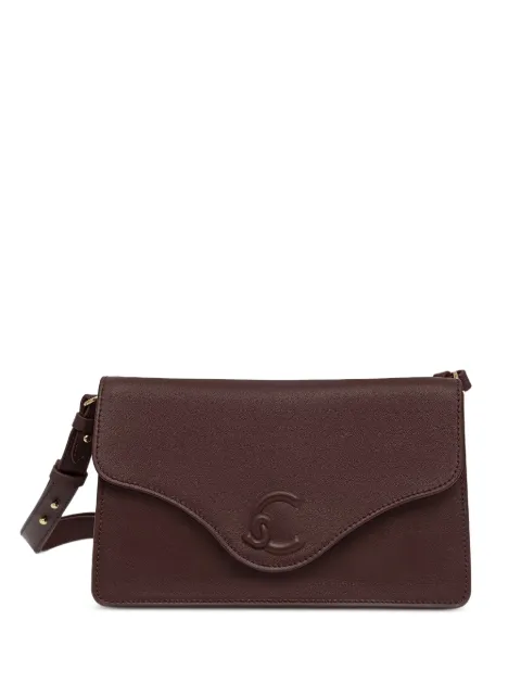 Coccinelle logo-plaque shoulder bag Red E1VJF120201