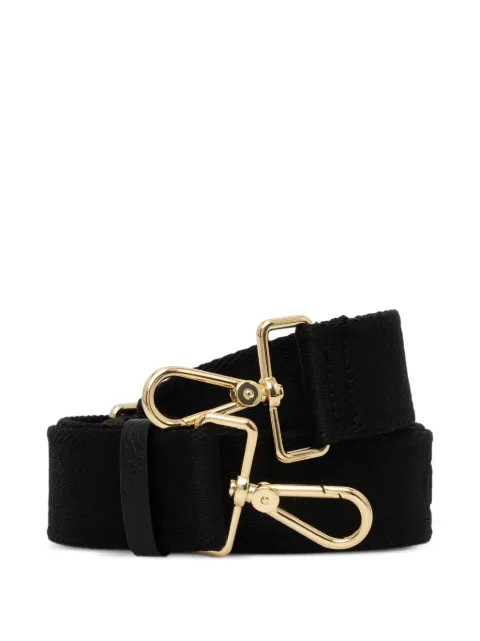 Coccinelle logo-embroidered shoulder strap Black E3V2D682503