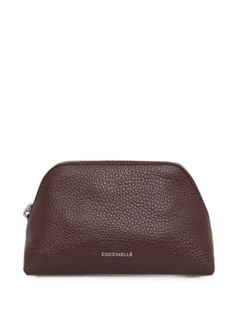 Coccinelle Helga leather make-up bag Red E5TMF250101