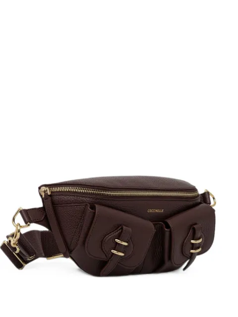 Coccinelle small Coccinelle Mavery Pocket grained-leather pocke Brown E1VGK170101