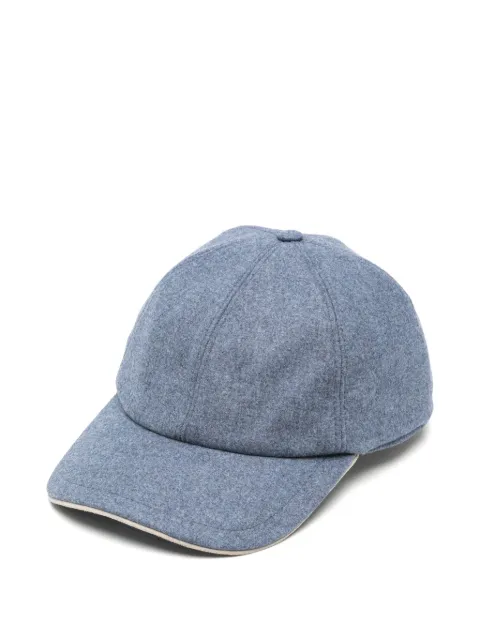Eleventy panelled curved-peak baseball cap Blue N77CPLN25TES0N157