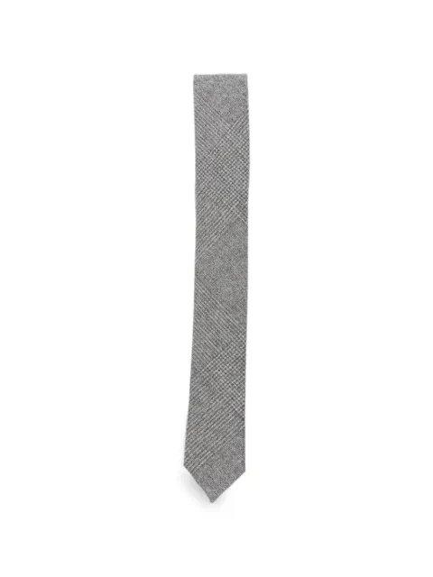 Eleventy Prince of Wales check tie Grey N77CRAF04TES0N041