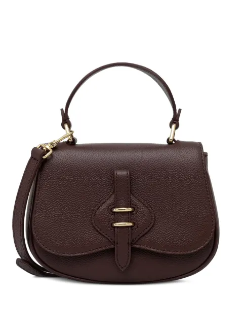 Coccinelle mini Mavery grained-leather tote bag Purple E5U7F580101