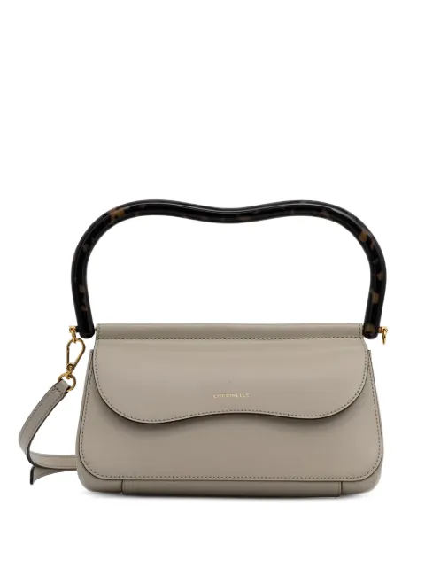 Coccinelle tortoiseshell-effect handle leather tote bag Neutrals E1V40180101