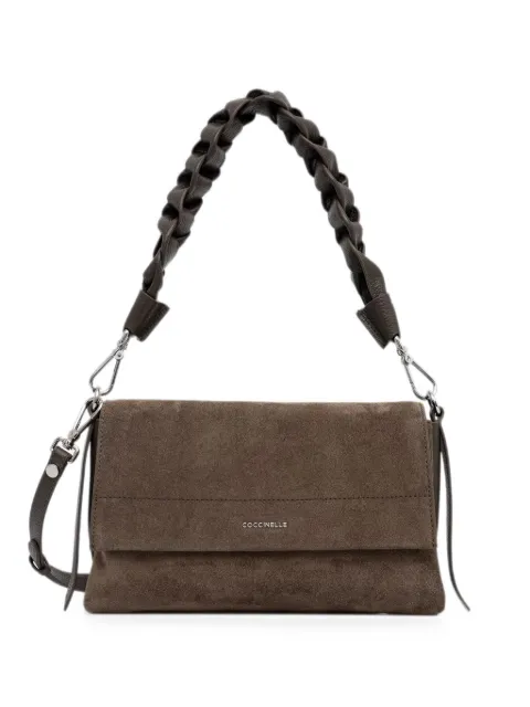 Coccinelle small Boheme braided-handle shoulder bag Brown E1P6P120101