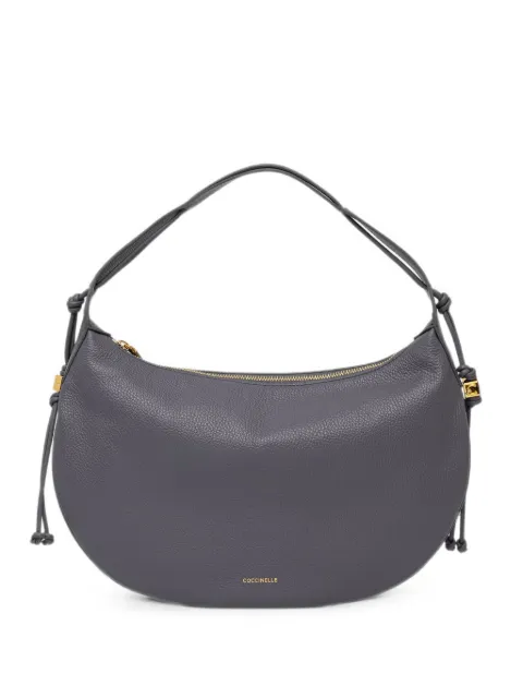 Coccinelle medium Thess grained shoulder bag Grey E1VCA130201
