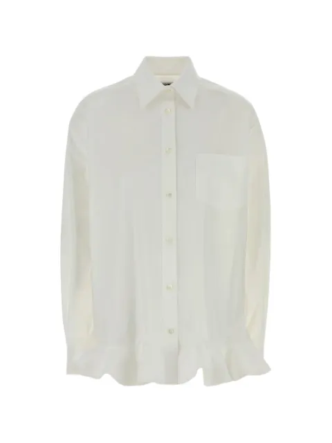Moschino ruffle-trim shirt White EJ02085531