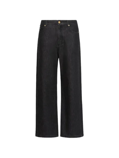 'S Max Mara button-up wide-leg jeans Black 2629186061600