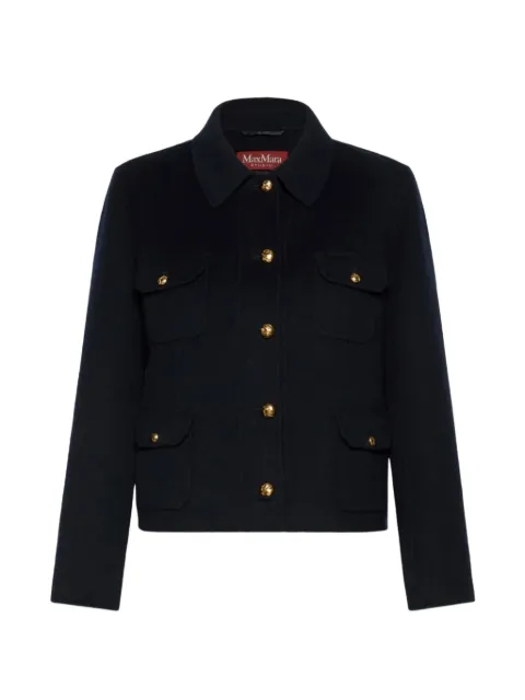 Max Mara buttoned fitted jacket Blue 2626046011600