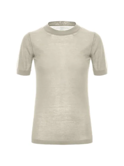 Malo cashmere short-sleeve sweater Neutrals DXA393F1Z03