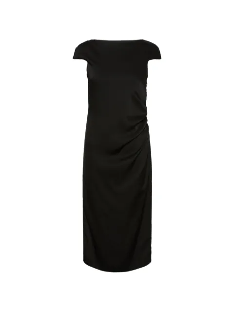Max Mara side-slit midi dress Black 2626226015600