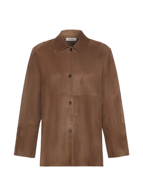 'S Max Mara button-front suede jacket Brown 2629446011600