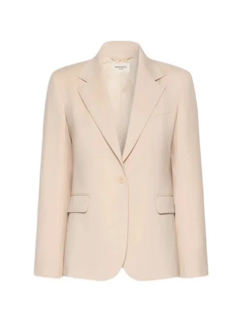 Weekend Max Mara WKDLAMINE single-breasted peaked-lapel jacket Neutrals 2625046081